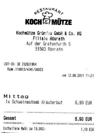 abbw Hffner Kochmtze Restaurant